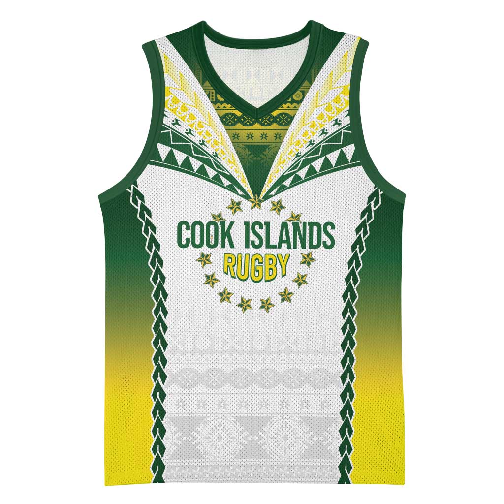 Cook Islands Rugby Custom Basketball Jersey Kuki's Aitu Champions - Polynesian Pride