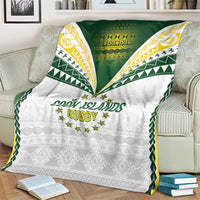 Cook Islands Rugby Blanket Kuki's Aitu Champions - Polynesian Pride