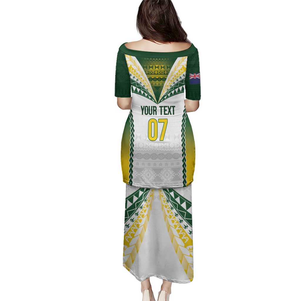 Cook Islands Rugby Custom Family Matching Puletasi and Hawaiian Shirt Kuki's Aitu Champions - Polynesian Pride