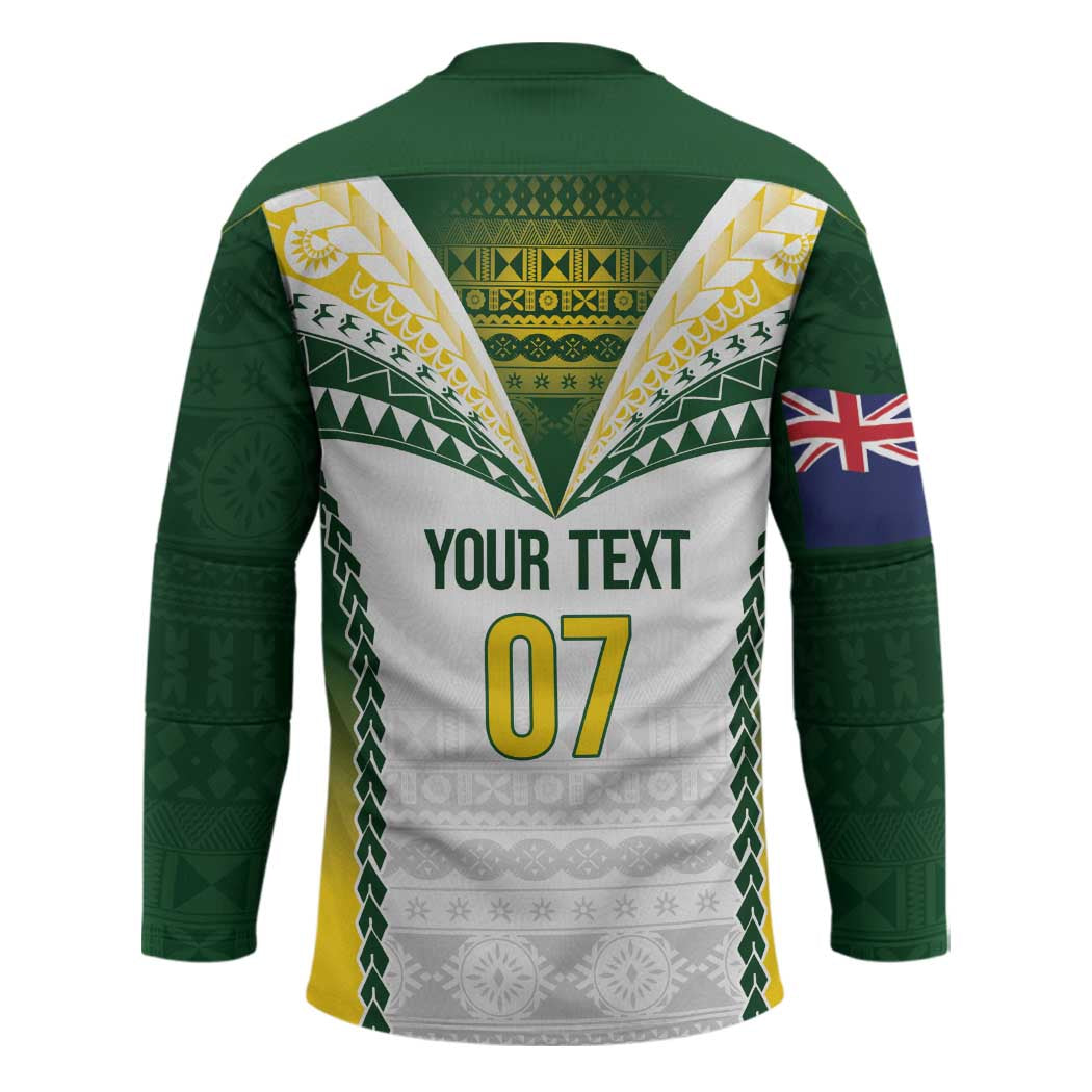 Cook Islands Rugby Custom Hockey Jersey Kuki's Aitu Champions - Polynesian Pride