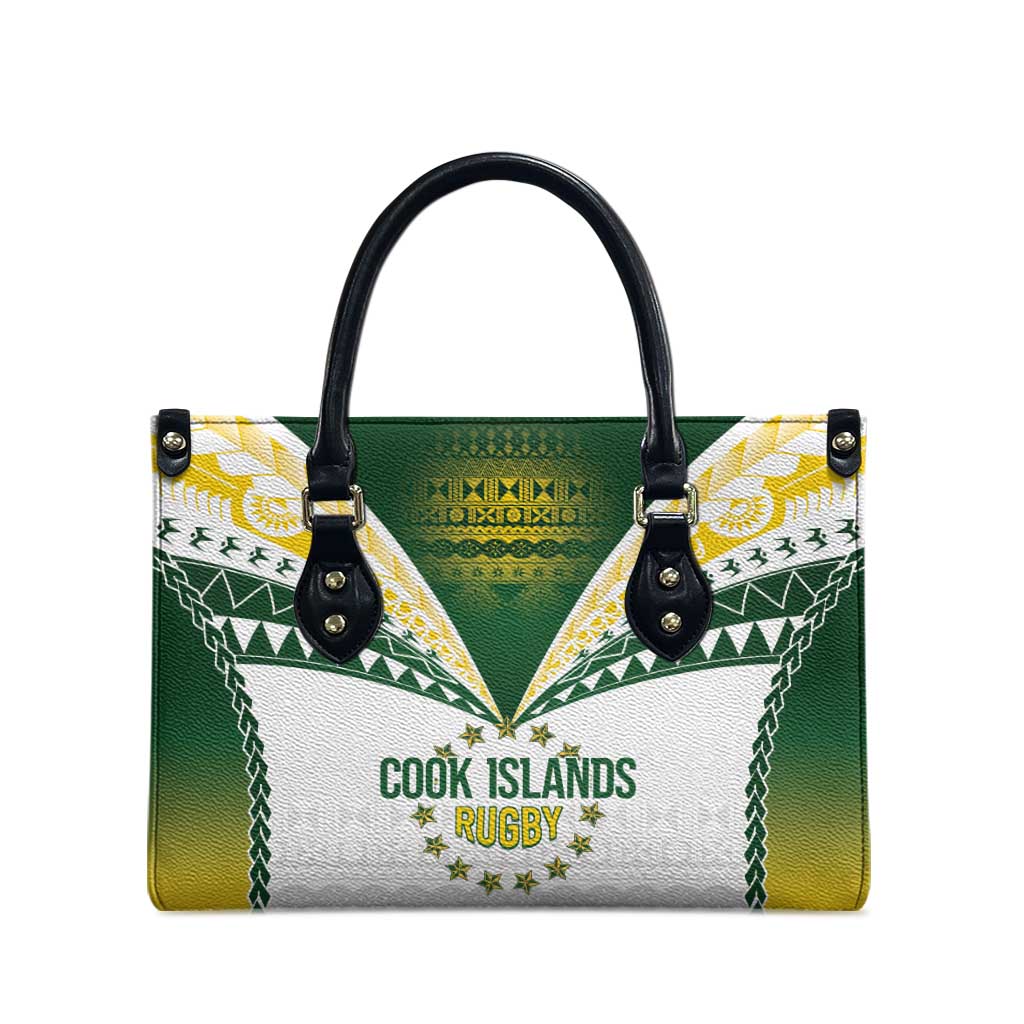 Cook Islands Rugby Leather Bag Kuki's Aitu Champions - Polynesian Pride
