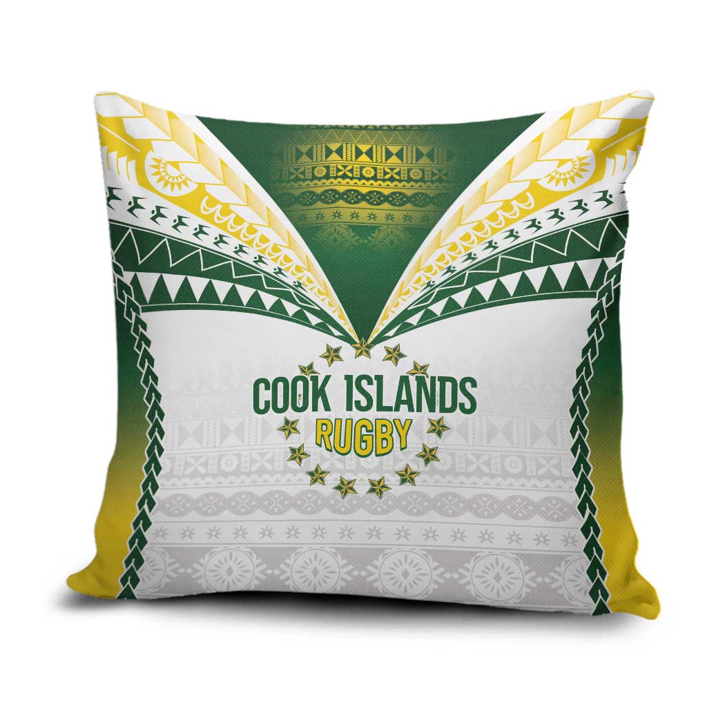 Cook Islands Rugby Pillow Cover Kuki's Aitu Champions - Polynesian Pride