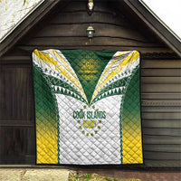Cook Islands Rugby Quilt Kuki's Aitu Champions - Polynesian Pride