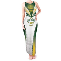 Cook Islands Rugby Custom Tank Maxi Dress Kuki's Aitu Champions - Polynesian Pride