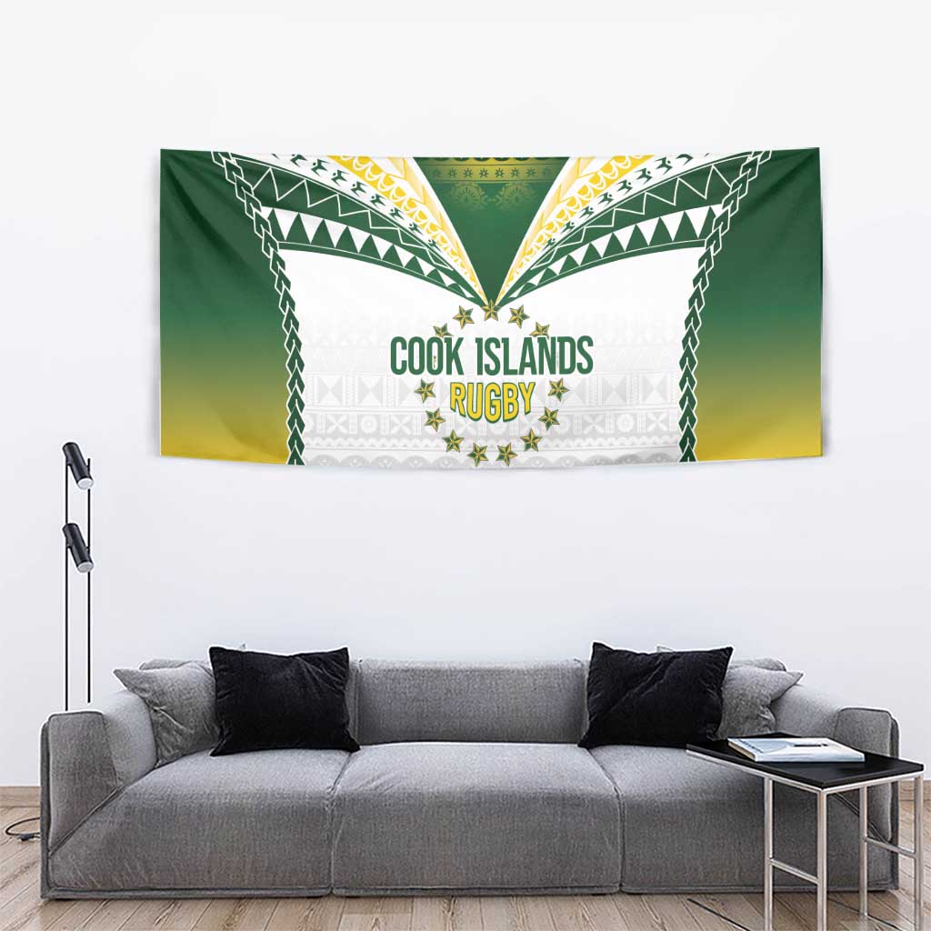 Cook Islands Rugby Tapestry Kuki's Aitu Champions - Polynesian Pride