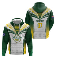 Cook Islands Rugby Custom Zip Hoodie Kuki's Aitu Champions - Polynesian Pride