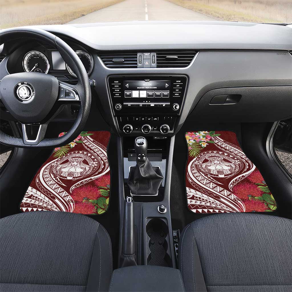 Aloha Hawaii Big Island Car Mats Ohia Lehua Wahine