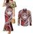 Aloha Hawaii Big Island Couples Matching Mermaid Dress and Long Sleeve Button Shirt Ohia Lehua Wahine