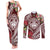 Aloha Hawaii Big Island Couples Matching Tank Maxi Dress and Long Sleeve Button Shirt Ohia Lehua Wahine