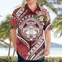 Aloha Hawaii Big Island Hawaiian Shirt Ohia Lehua Wahine