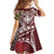 Aloha Hawaii Big Island Kid Short Sleeve Dress Ohia Lehua Wahine