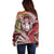 Aloha Hawaii Big Island Off Shoulder Sweater Ohia Lehua Wahine