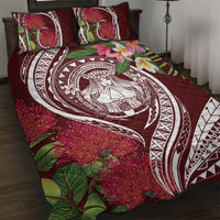 Aloha Hawaii Big Island Quilt Bed Set Ohia Lehua Wahine