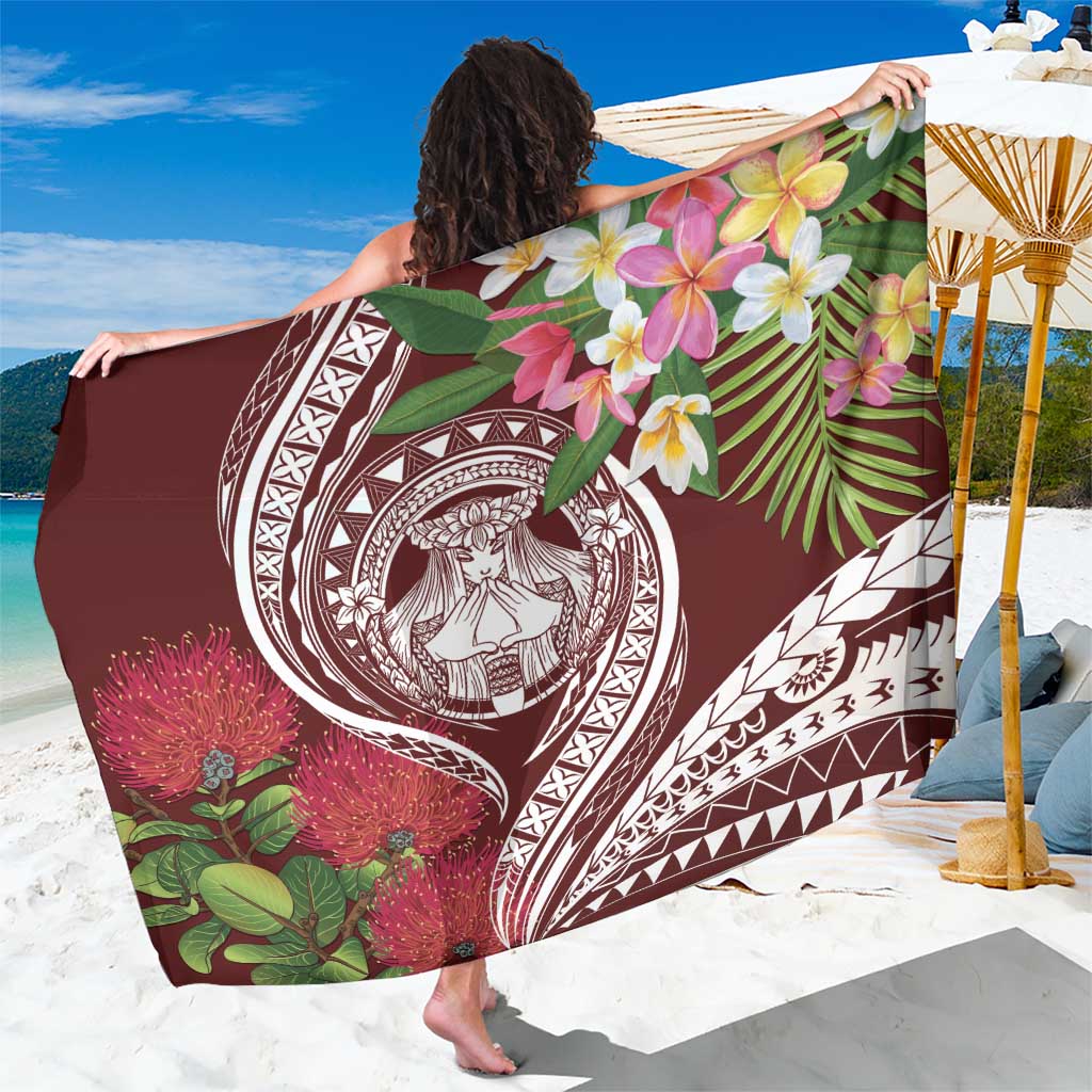 Aloha Hawaii Big Island Sarong Ohia Lehua Wahine