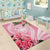 Aloha Hawaii Maui Area Rug Goddess Lokelani Rose