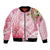 Aloha Hawaii Maui Bomber Jacket Goddess Lokelani Rose