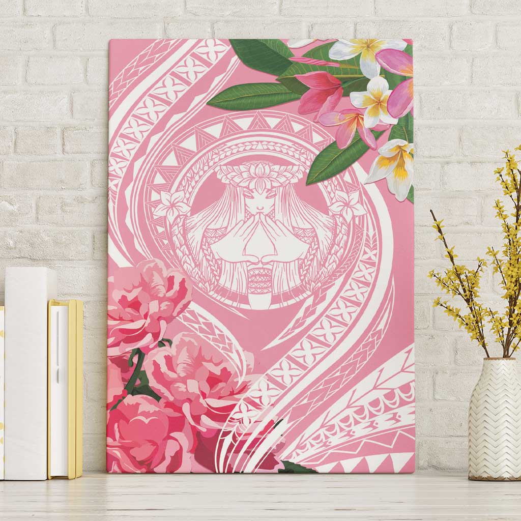 Aloha Hawaii Maui Canvas Wall Art Goddess Lokelani Rose