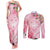 Aloha Hawaii Maui Couples Matching Tank Maxi Dress and Long Sleeve Button Shirt Goddess Lokelani Rose