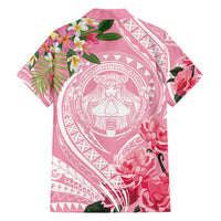Aloha Hawaii Maui Family Matching Summer Maxi Dress and Hawaiian Shirt Goddess Lokelani Rose
