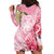 Aloha Hawaii Maui Hoodie Dress Goddess Lokelani Rose