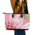 Aloha Hawaii Maui Leather Tote Bag Goddess Lokelani Rose