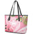 Aloha Hawaii Maui Leather Tote Bag Goddess Lokelani Rose