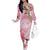 Aloha Hawaii Maui Off The Shoulder Long Sleeve Dress Goddess Lokelani Rose