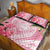 Aloha Hawaii Maui Quilt Bed Set Goddess Lokelani Rose