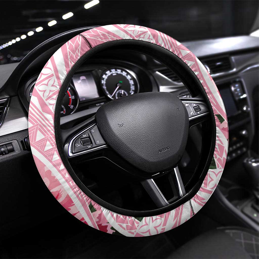 Aloha Hawaii Maui Steering Wheel Cover Goddess Lokelani Rose