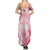 Aloha Hawaii Maui Summer Maxi Dress Goddess Lokelani Rose