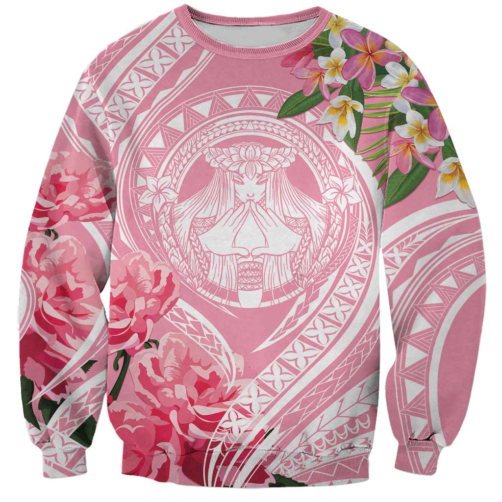 Aloha Hawaii Maui Sweatshirt Goddess Lokelani Rose