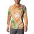 Aloha Hawaii Lanai Button Sweatshirt Frangipani Mix Pineapple