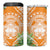 Aloha Hawaii Lanai 4 in 1 Can Cooler Tumbler Frangipani Mix Pineapple