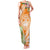 Aloha Hawaii Lanai Family Matching Tank Maxi Dress and Hawaiian Shirt Frangipani Mix Pineapple