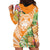 Aloha Hawaii Lanai Hoodie Dress Frangipani Mix Pineapple