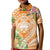 Aloha Hawaii Lanai Kid Polo Shirt Frangipani Mix Pineapple