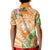 Aloha Hawaii Lanai Kid Polo Shirt Frangipani Mix Pineapple