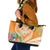 Aloha Hawaii Lanai Leather Tote Bag Frangipani Mix Pineapple