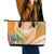 Aloha Hawaii Lanai Leather Tote Bag Frangipani Mix Pineapple