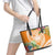 Aloha Hawaii Lanai Leather Tote Bag Frangipani Mix Pineapple