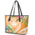 Aloha Hawaii Lanai Leather Tote Bag Frangipani Mix Pineapple