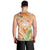 Aloha Hawaii Lanai Men Tank Top Frangipani Mix Pineapple