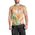 Aloha Hawaii Lanai Men Tank Top Frangipani Mix Pineapple