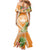 Aloha Hawaii Lanai Mermaid Dress Frangipani Mix Pineapple