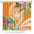 Aloha Hawaii Lanai Shower Curtain Frangipani Mix Pineapple