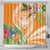 Aloha Hawaii Lanai Shower Curtain Frangipani Mix Pineapple