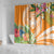 Aloha Hawaii Lanai Shower Curtain Frangipani Mix Pineapple