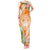 Aloha Hawaii Lanai Tank Maxi Dress Frangipani Mix Pineapple