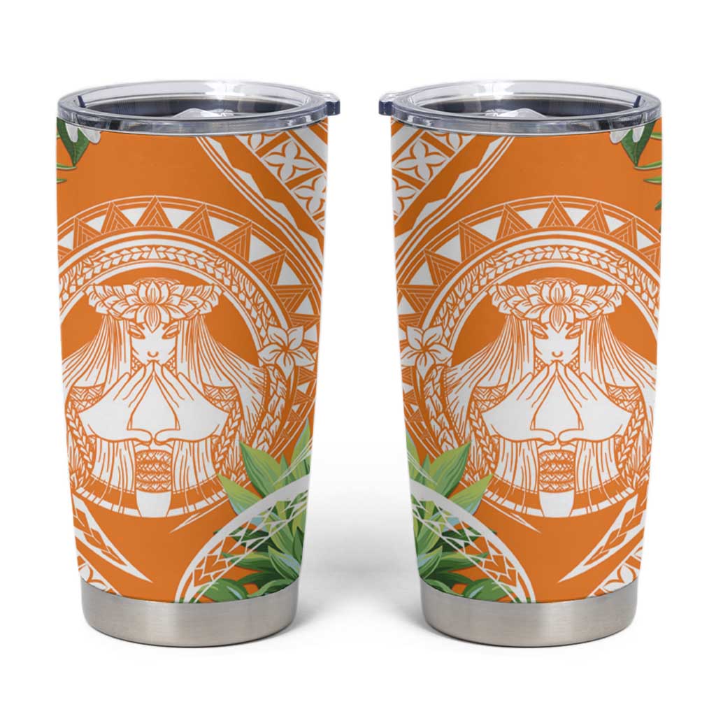 Aloha Hawaii Lanai Tumbler Cup Frangipani Mix Pineapple