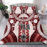 Bula Fiji Vintage Bedding Set Scarlet Masi Motifs
